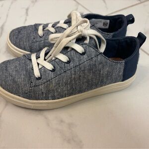 Tom’s Blue Denim Kids Sneakers